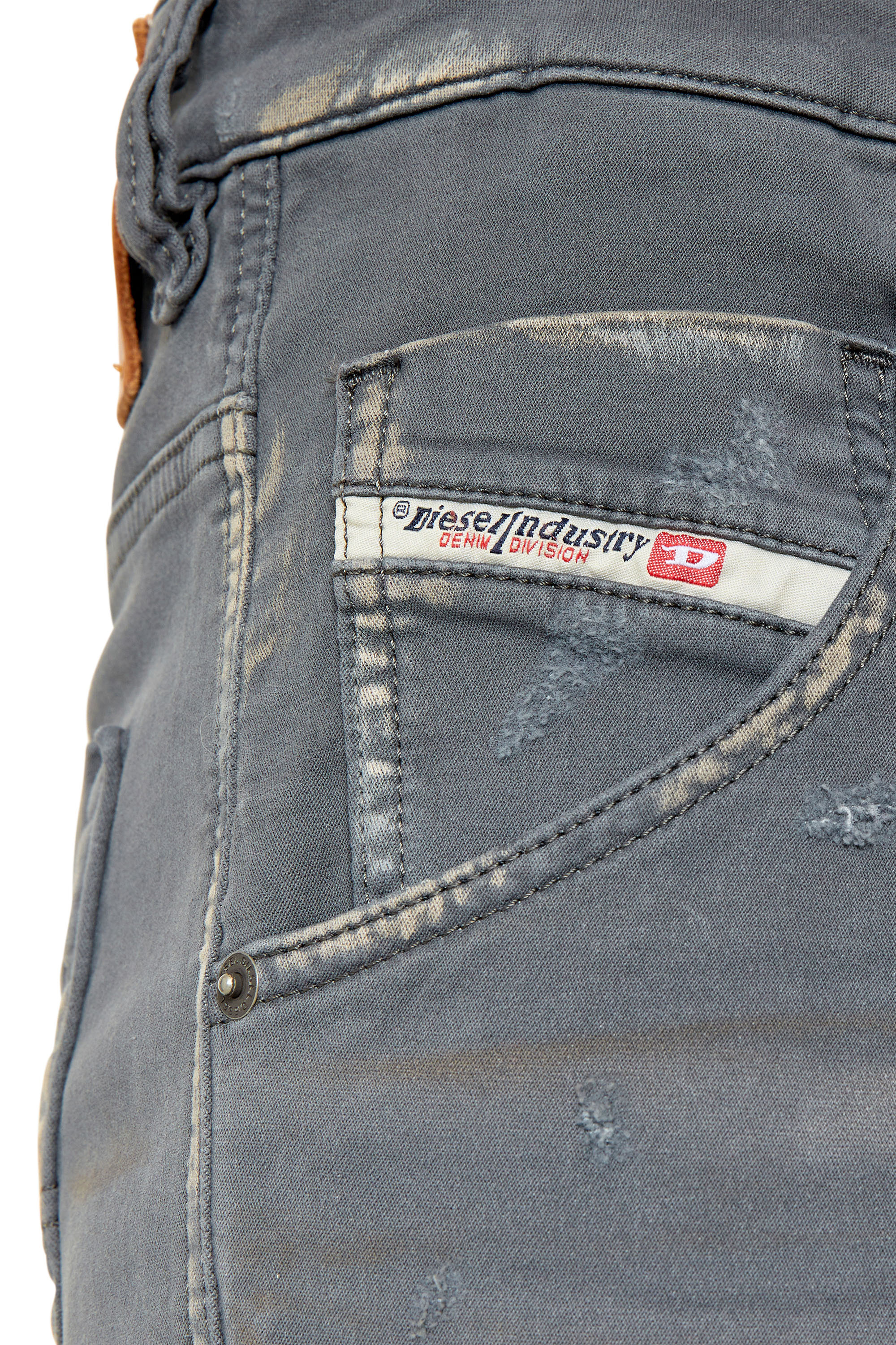 Diesel - Krooley JoggJeans® 09E98 Tapered, Light Grey - Image 3
