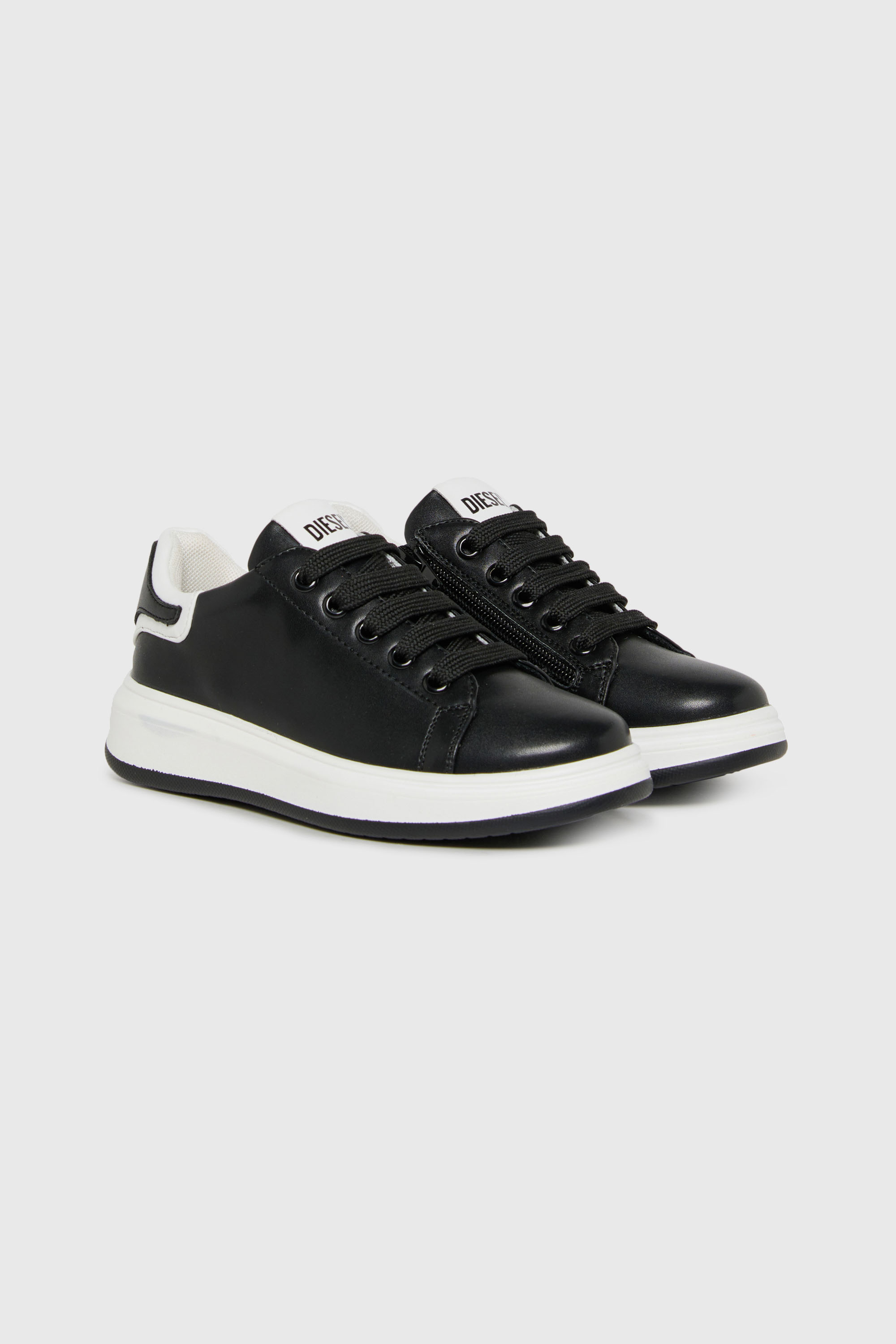 Diesel - S-MEQUIPLA, Unisex's S-MEQUIPLA-Sneakers with contrast trims in Black - 2
