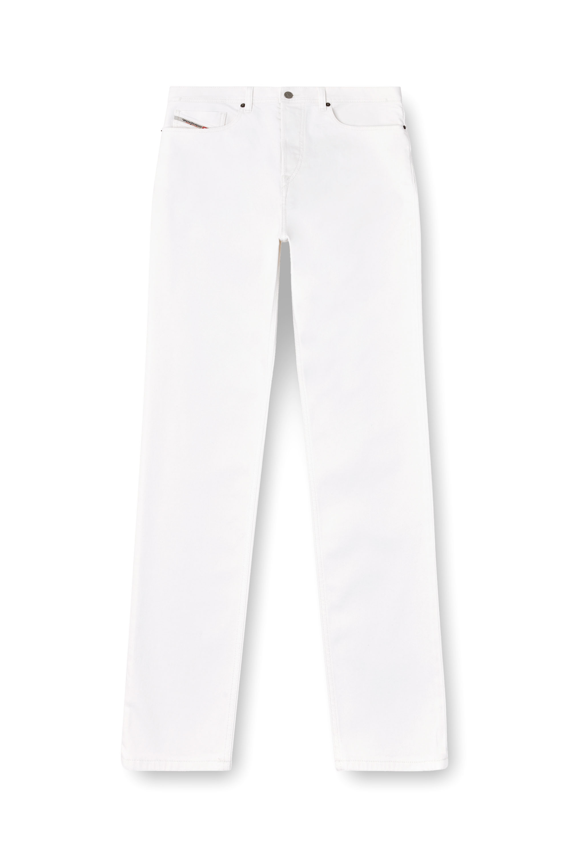 Regular Jeans 2023 D-Finitive 09K05, White Diesel - Man's Regular Jeans 2023 D-Finitive 09K05, White - 2