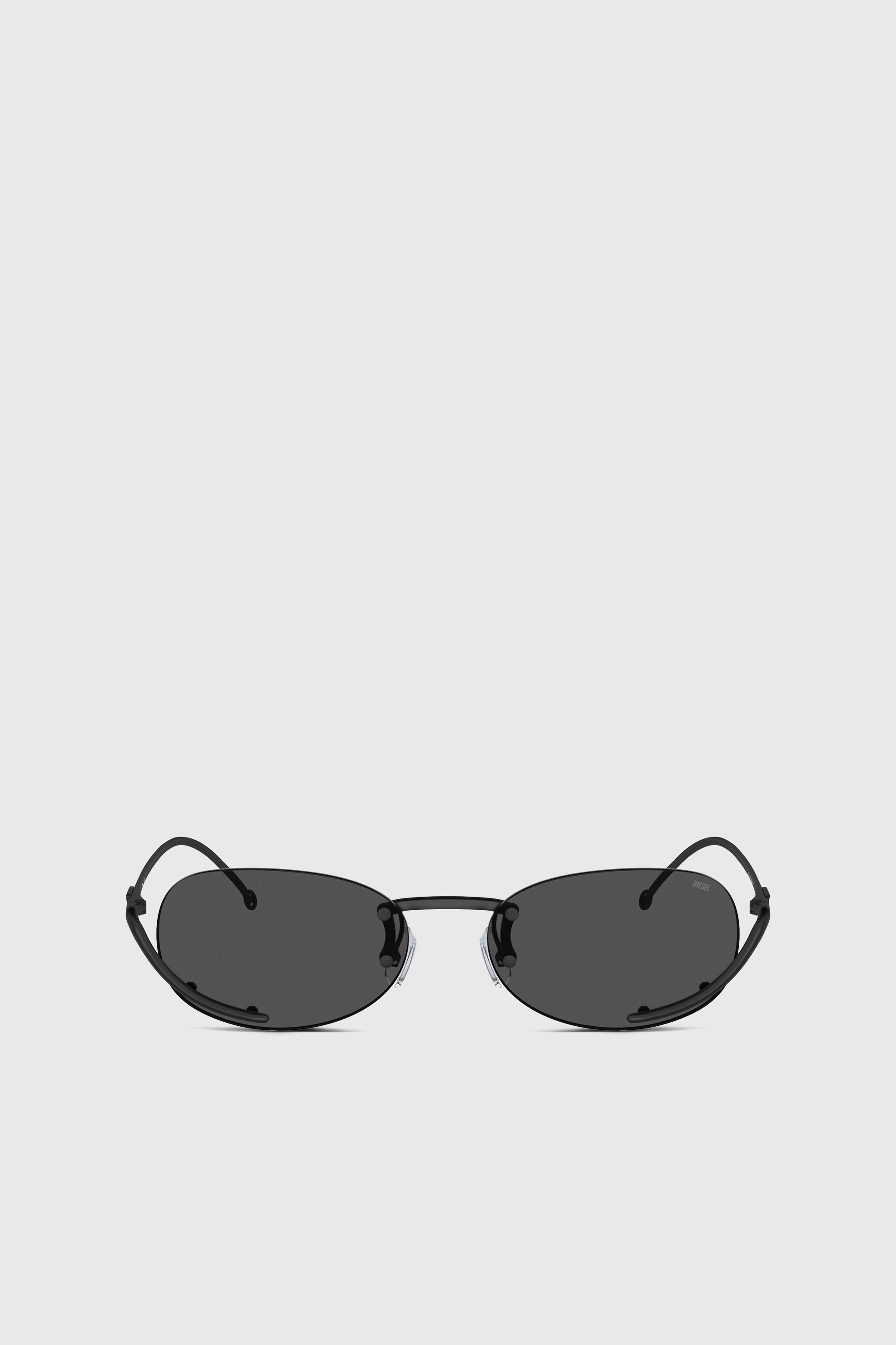 Diesel - 0DL1004, Unisex's Oval sunglasses in Black - 1