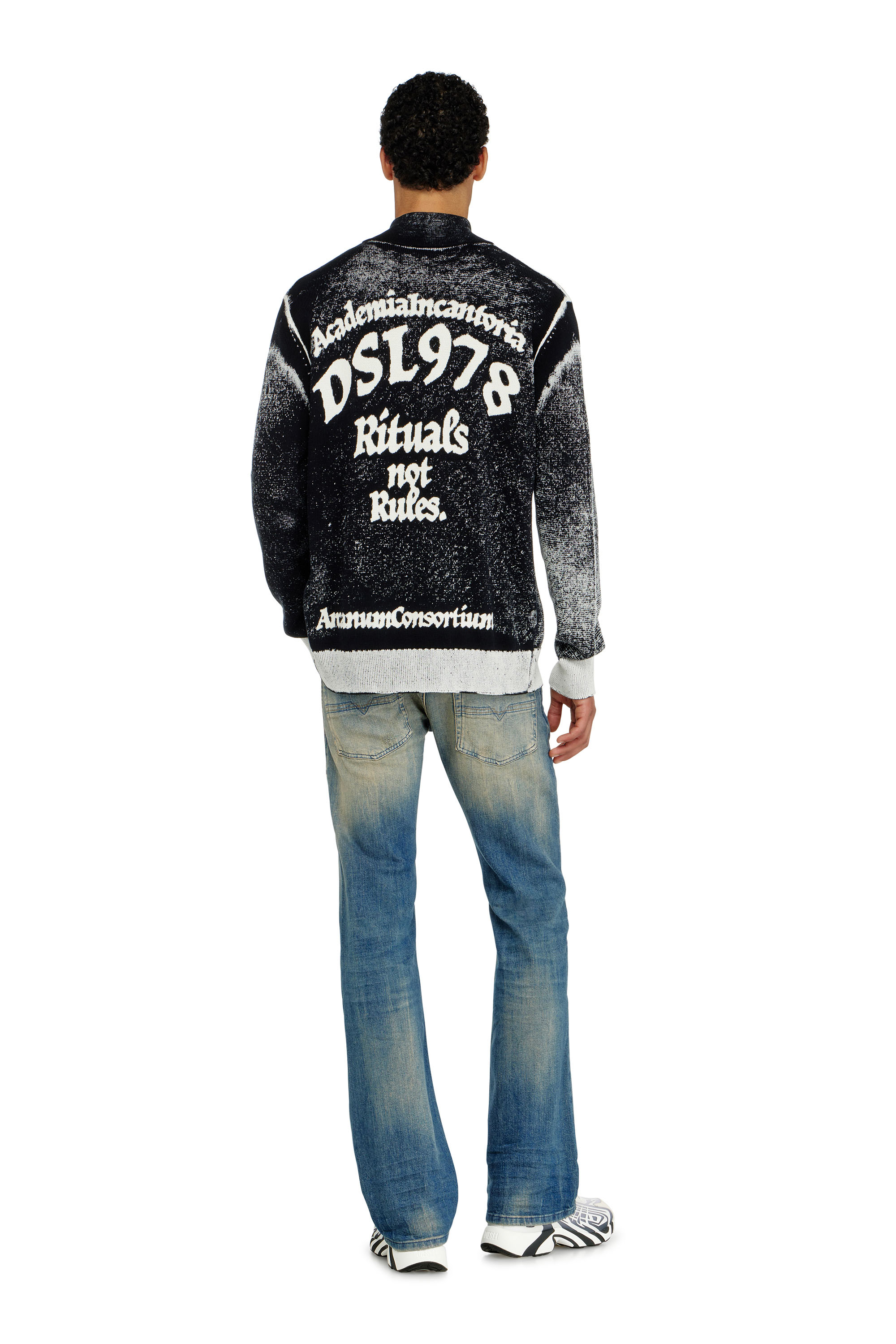 Diesel - Man's Bootcut Jeans 2007 Zatiny 0KBBW, Medium blue - 3