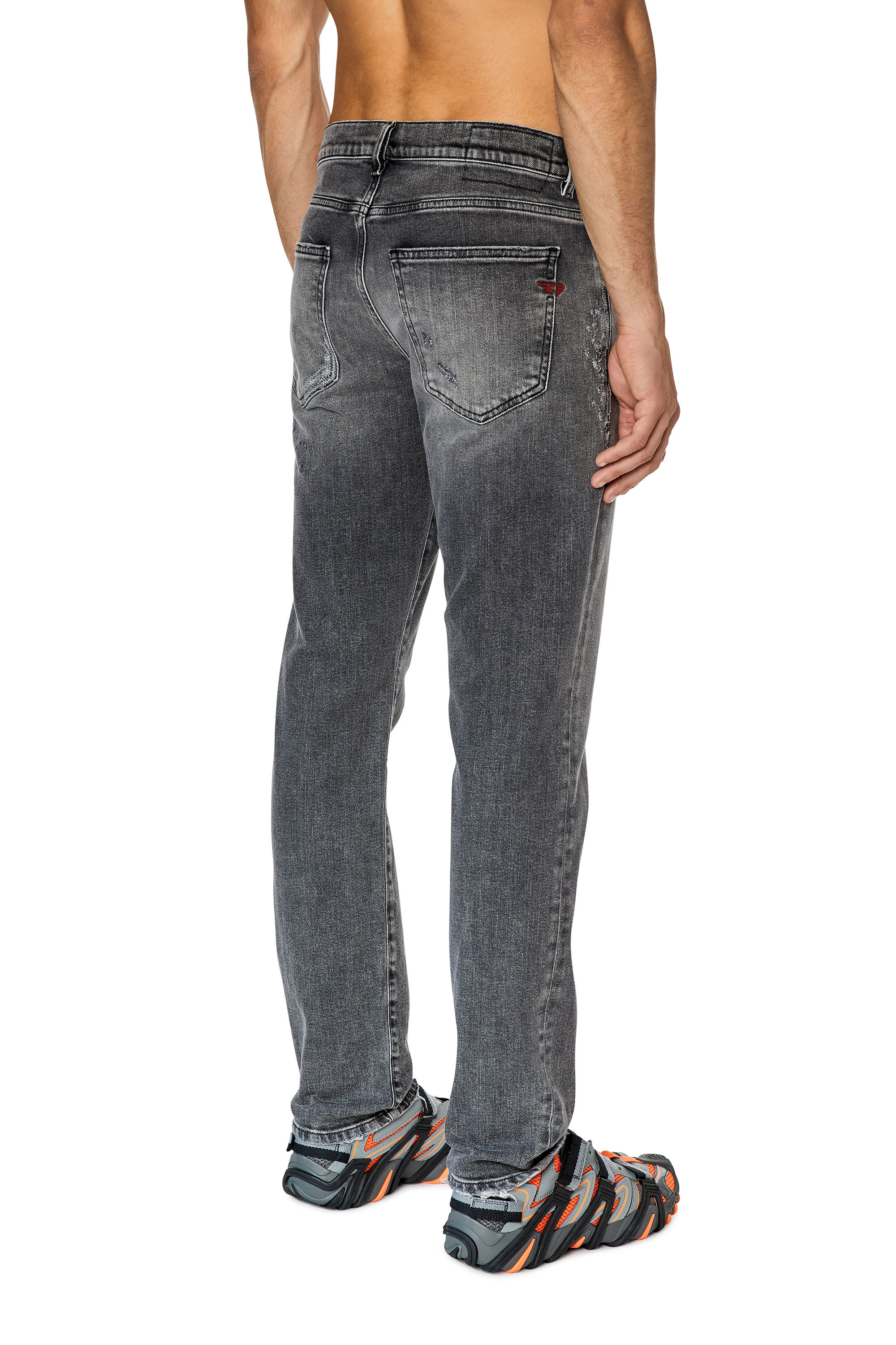 Diesel - 2019 D-Strukt 09G04 Slim Jeans, Light Grey - Image 2