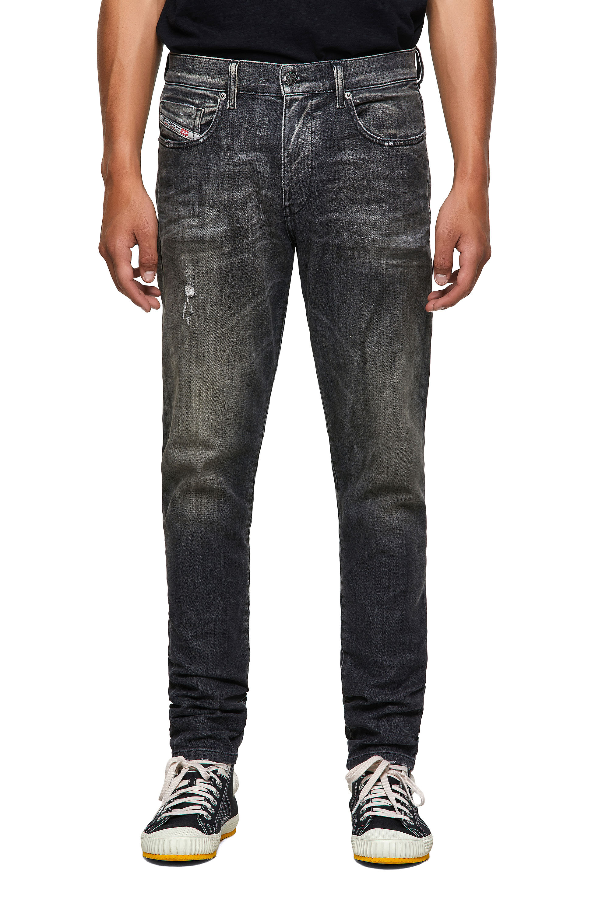 D-Strukt JoggJeans® 09B54, Black/Dark grey - Jeans