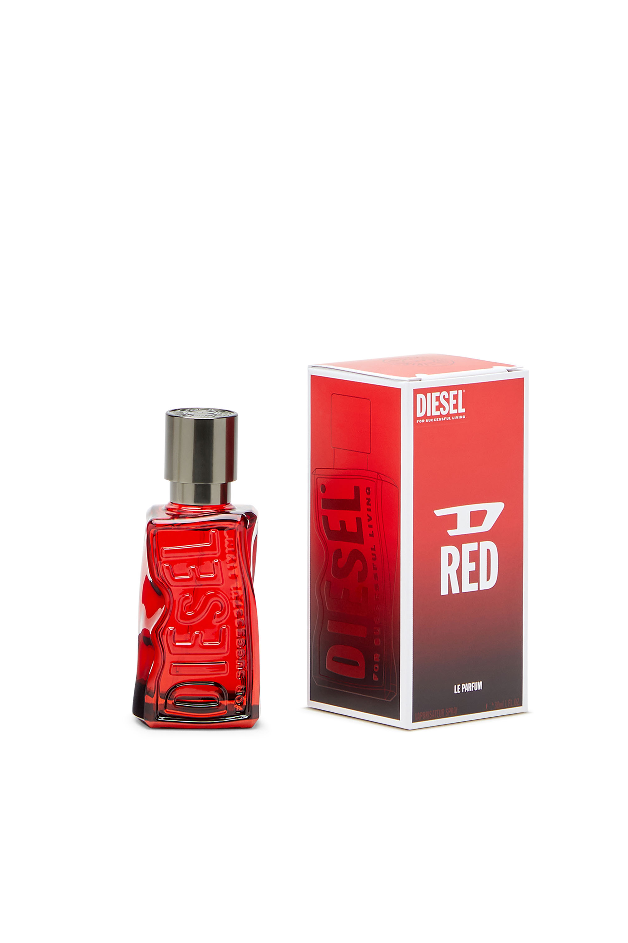 Diesel - LF123400 D RED EAU DE PARFUM INTENSE 30ML, Man's D RED Le Parfum 30ml in Red - 3